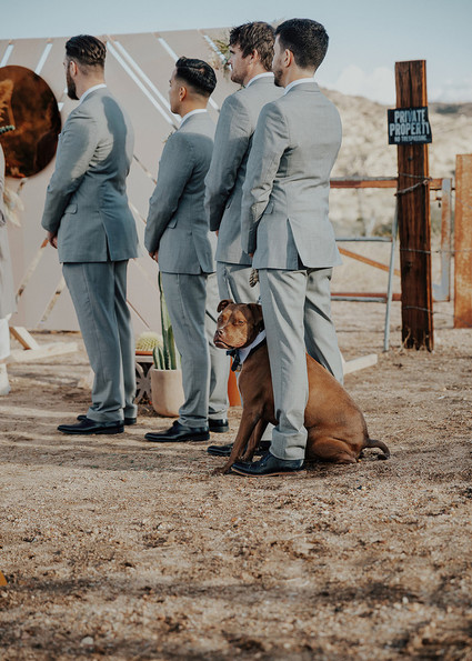 Folksy Joshua Tree wedding with the ultimate desert color palette