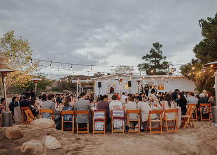 Folksy Joshua Tree wedding with the ultimate desert color palette