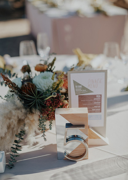 Folksy Joshua Tree wedding with the ultimate desert color palette