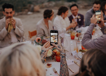 Folksy Joshua Tree wedding with the ultimate desert color palette