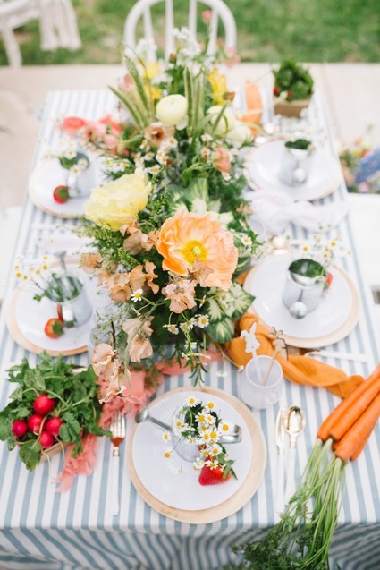 Peter Rabbit themed Easter brunch for kids Inspiration