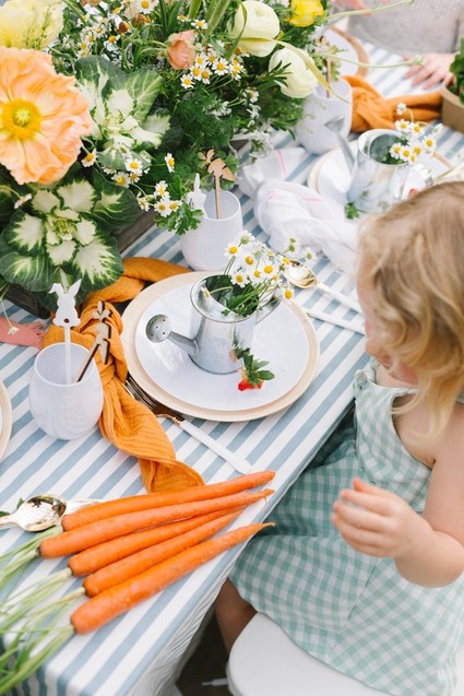 Peter Rabbit themed Easter brunch for kids