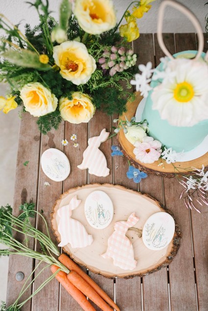 Peter Rabbit themed Easter brunch for kids Inspiration