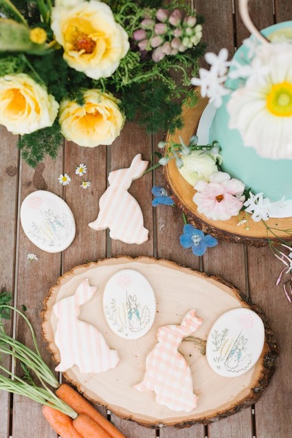 Peter Rabbit themed Easter brunch for kids Inspiration