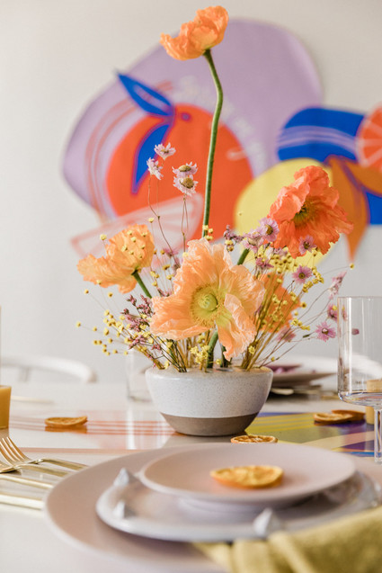 Modern spring tablescape ideas plus 3 spring cocktails