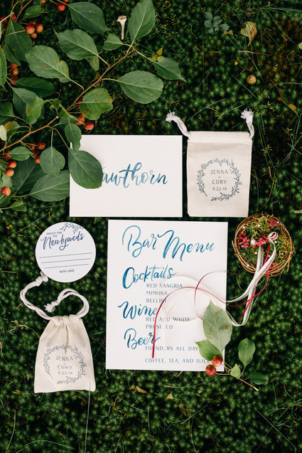 Folksy backyard brunch wedding invites