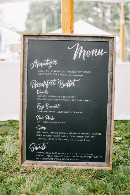 How to pull off an elegant backyard brunch wedding this fall Inspiration