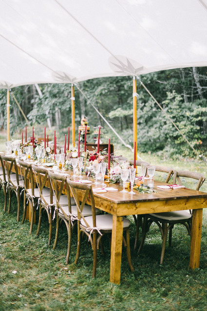 How to pull off an elegant backyard brunch wedding this fall Inspiration