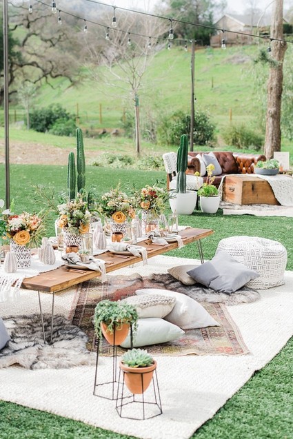 Boho Western boy's baby shower Inspiration