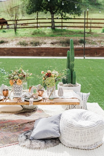 Boho Western boy's baby shower Inspiration
