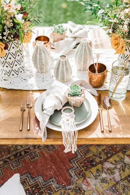 Boho Western boy's baby shower