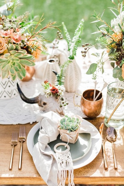 Boho Western boy's baby shower