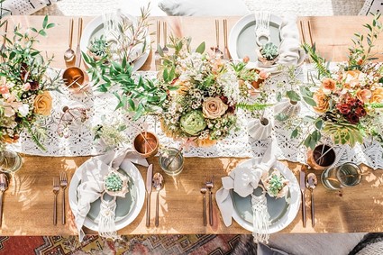 Boho Western boy's baby shower Inspiration