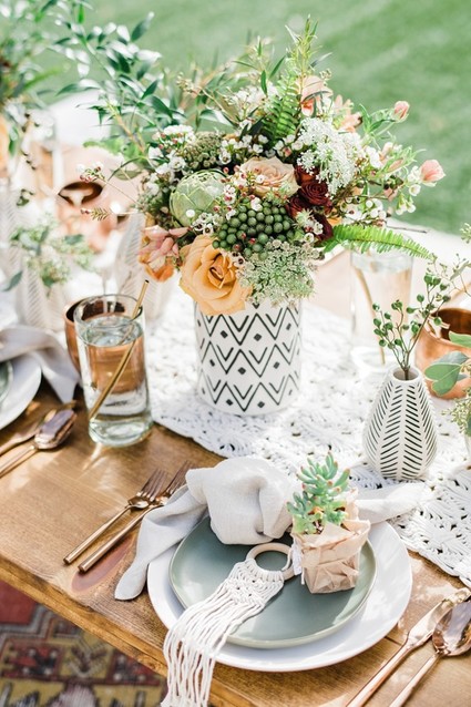 Boho Western boy's baby shower