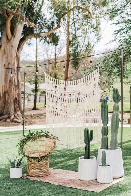 Boho Western boy's baby shower