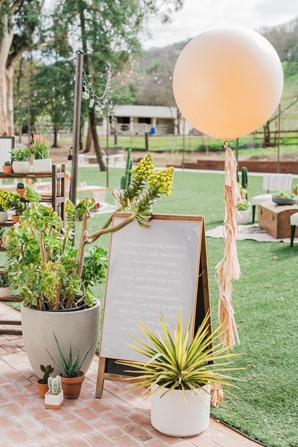 Boho Western boy's baby shower