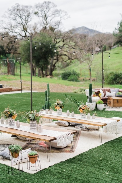 Boho Western boy's baby shower