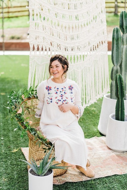 Boho Western boy's baby shower