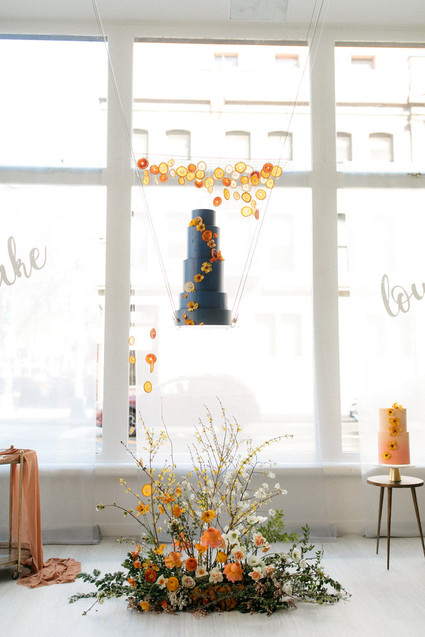 Spring wedding cake