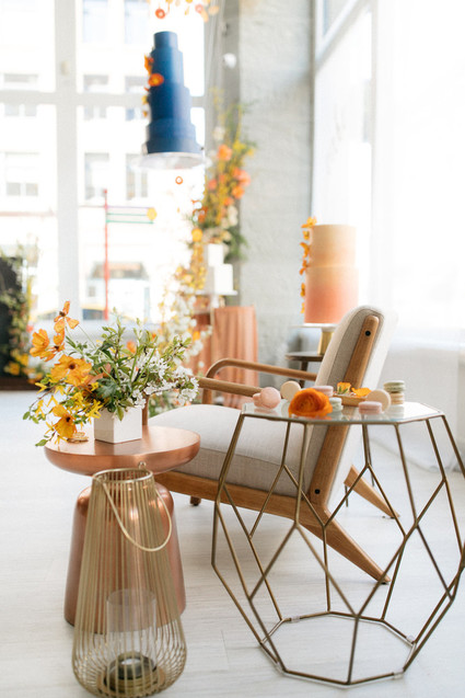 Modern wedding lounge