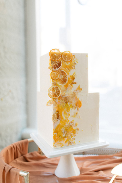 Spring wedding cake