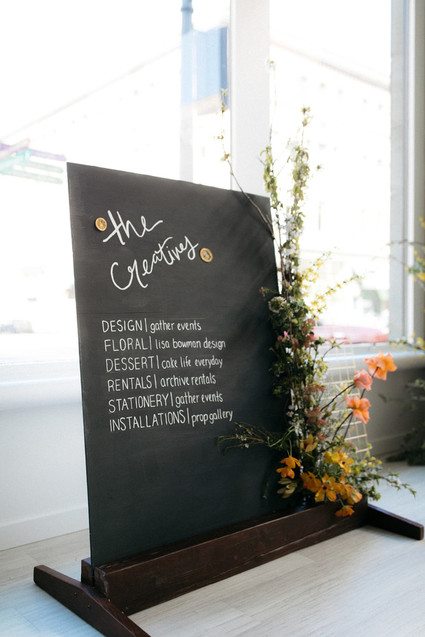 Wedding signage