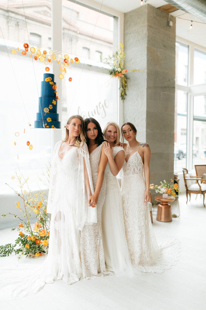 Modern bridal style