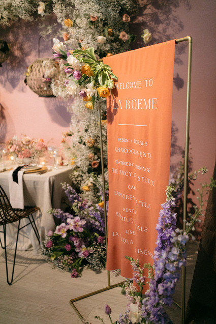 Wedding signage