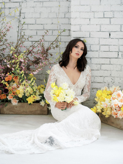 modern wedding dress