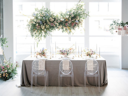 Spring tablescape