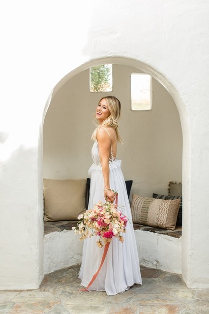 Milennial Pink Boho Dream Wedding at Korakia in Palm Springs
