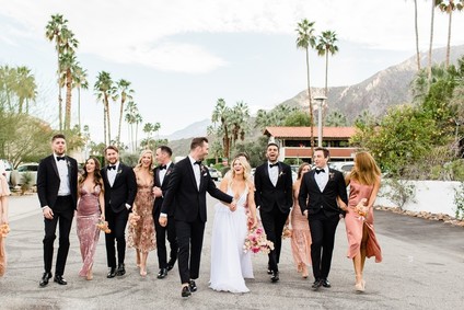 Milennial Pink Boho Dream Wedding at Korakia in Palm Springs