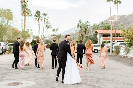 Milennial Pink Boho Dream Wedding at Korakia in Palm Springs