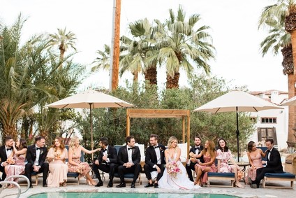 Milennial Pink Boho Dream Wedding at Korakia in Palm Springs