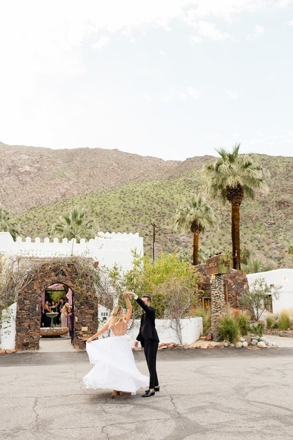 Milennial Pink Boho Dream Wedding at Korakia in Palm Springs