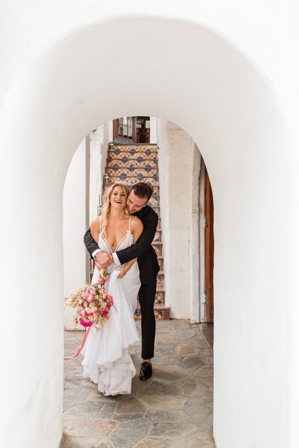 Milennial Pink Boho Dream Wedding at Korakia in Palm Springs