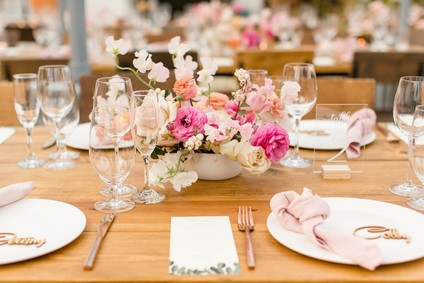Milennial Pink Boho Dream Wedding at Korakia in Palm Springs