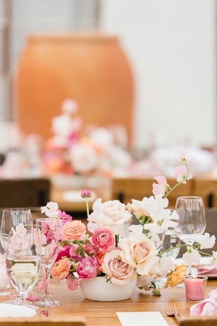 Milennial Pink Boho Dream Wedding at Korakia in Palm Springs