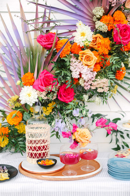 Bright spring cocktail