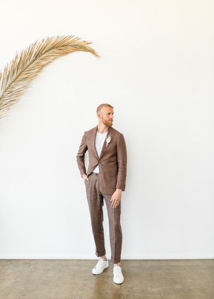 Natural tone modern Wabi Sabi wedding ideas