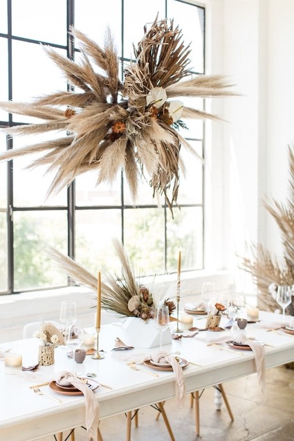 Natural tone modern Wabi Sabi wedding ideas