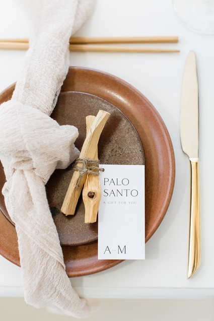 Natural tone modern Wabi Sabi wedding ideas