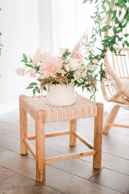 Botanical themed girl's baby shower