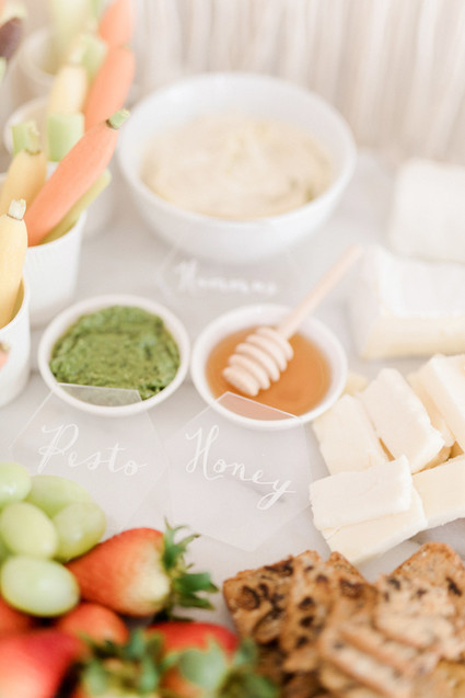 Botanical themed girl's baby shower