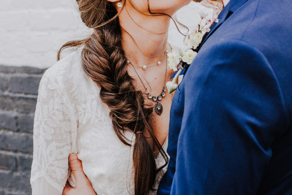 Braided bridal hairstyle