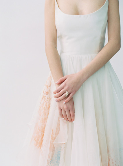 Delicate painterly spring wedding ideas