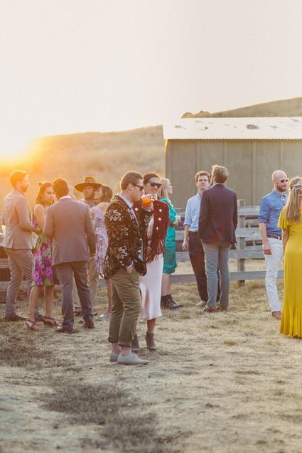 beautifully rustic Anderson Valley wedding with a hippie bus and floral mandala