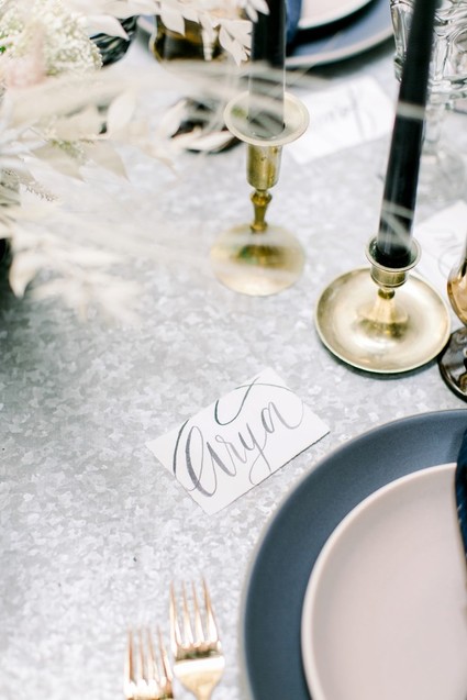 Game of Thrones wedding vibes in this darkly elegant dinner party