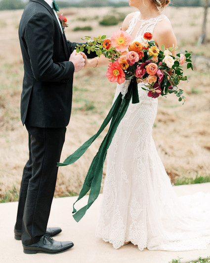 Jewel tone wedding at the Prospect House in Austin, Texas