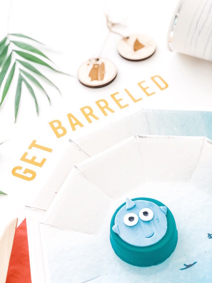 Baby shark themed 1st birthday party